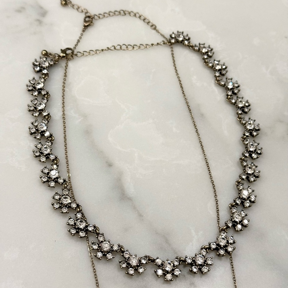 Double Necklace Drop/Short - Picture 2 of 6